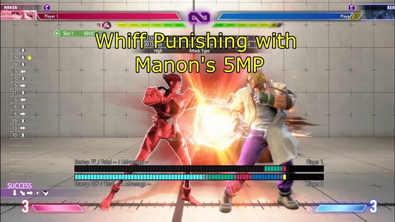 Improve Your Manon Quick Whiff Punishment - Street Fighter 6 Combos and Guide