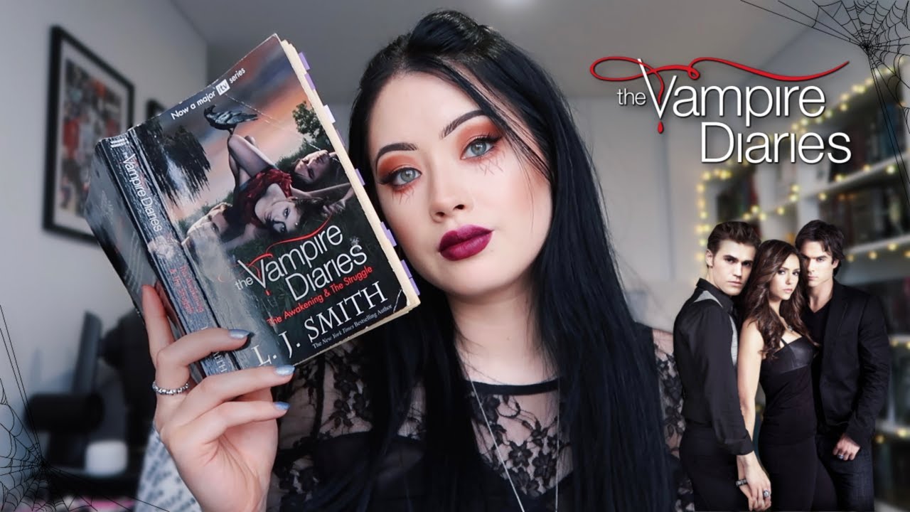 reading THE VAMPIRE DIARIES for the first time & comparing it to the show