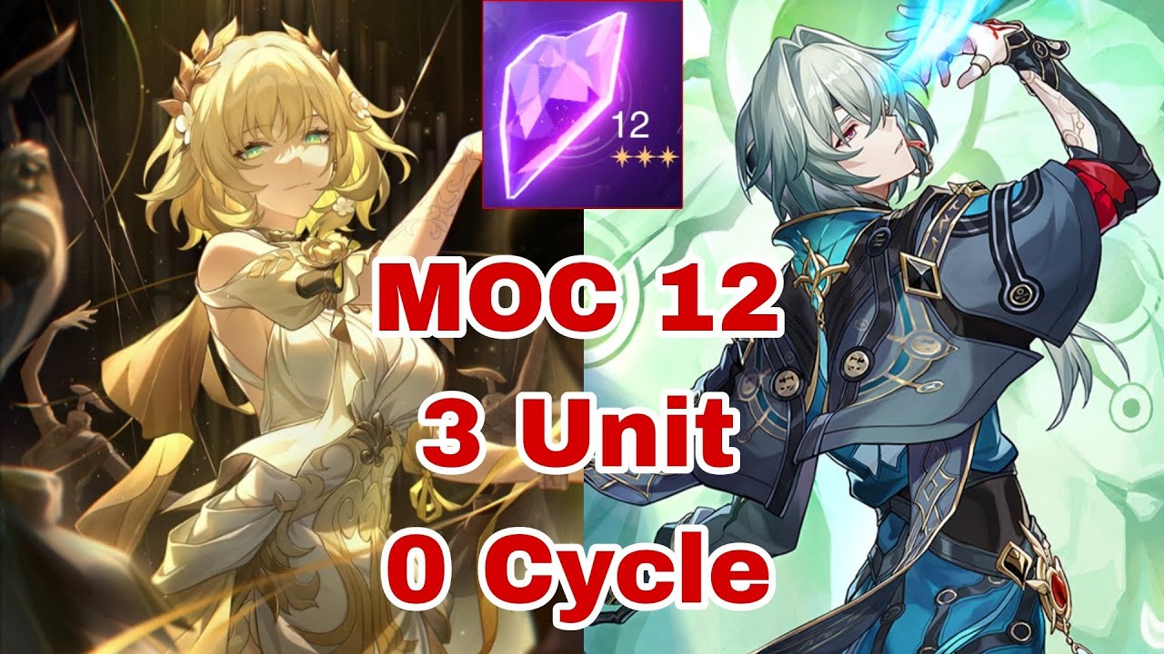 [ Honkai Star Rail ] Aglaea & Anaxa Memory of Chaos 12 | MOC 12 | 0 Cycle Both Sides