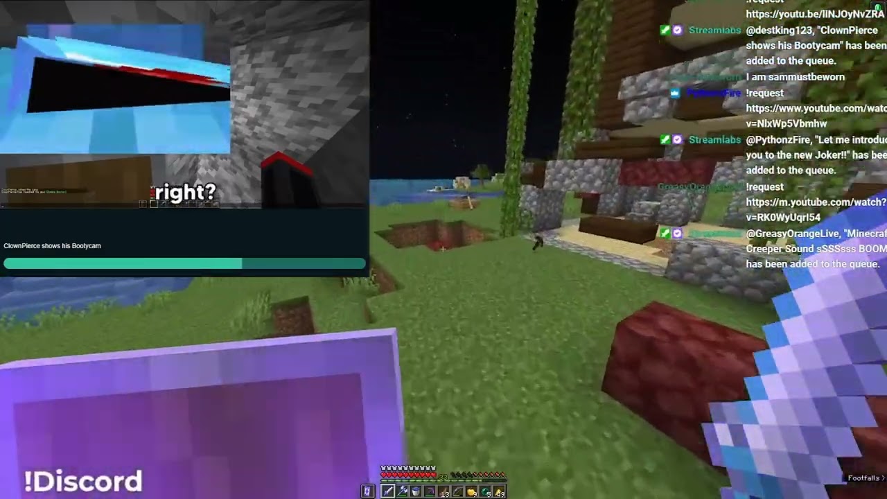 Woogie watches ClownPierce bootycam