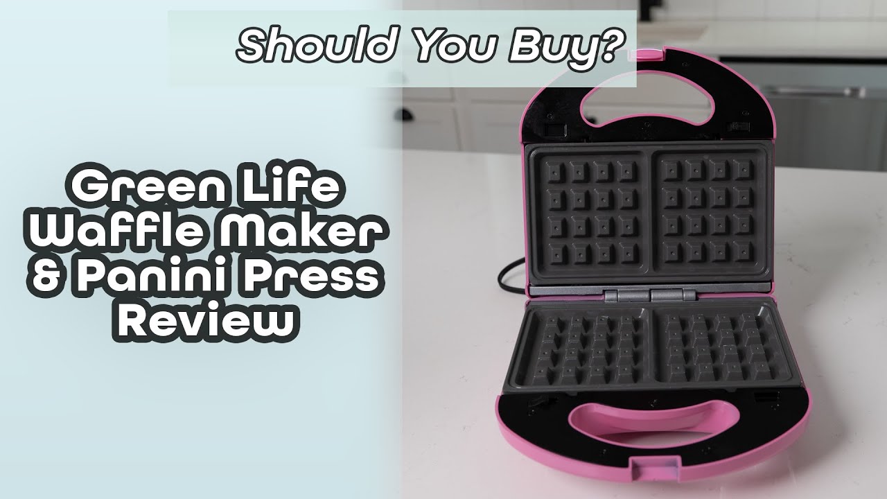 Green Life Waffle Maker and Panini Press with Ceramic Plates Review