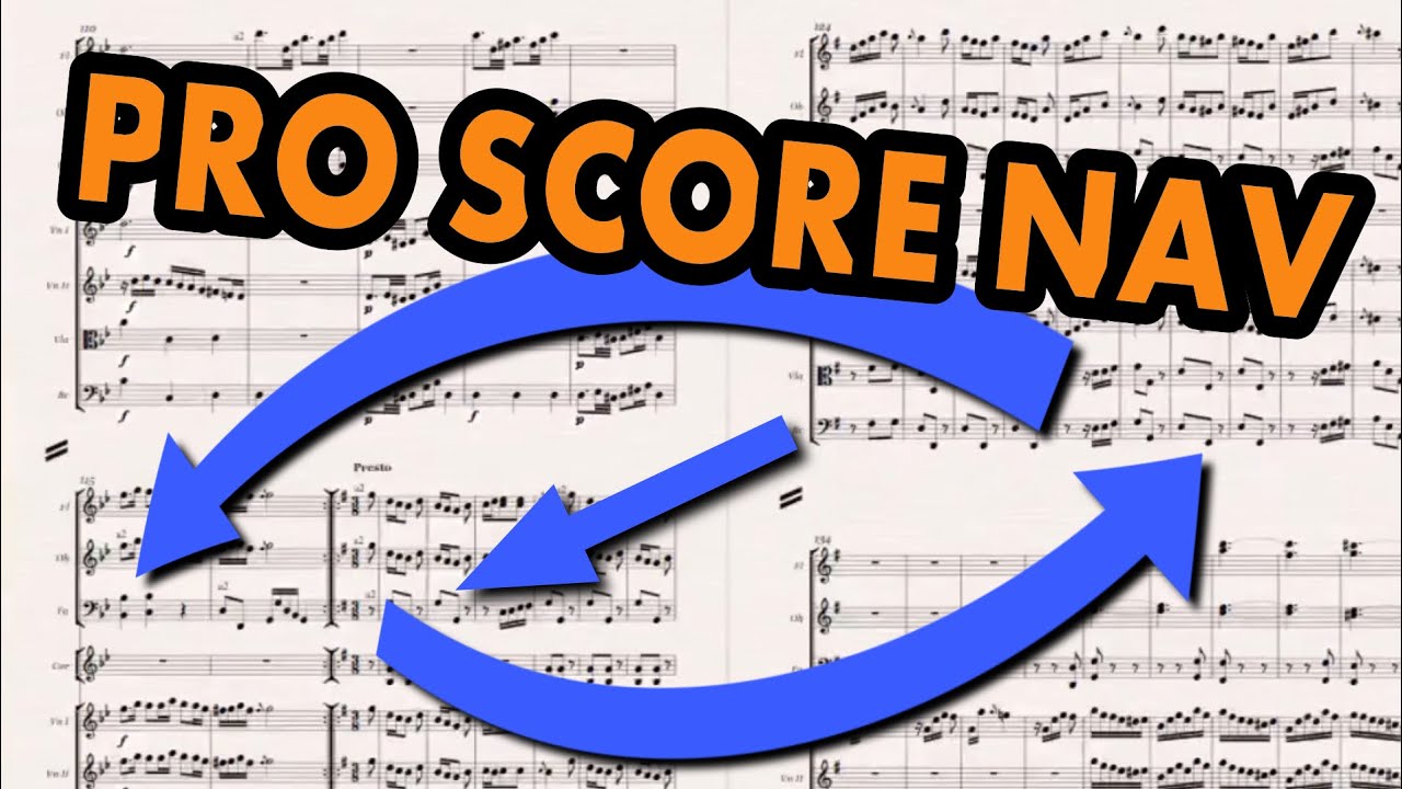 Navigate Sibelius Scores like a Pro