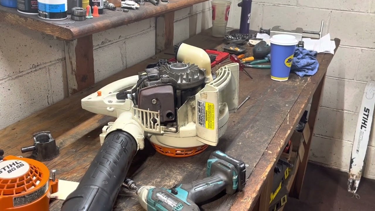 Stihl BG55 не заводится или глохнет. ЛЕГКО исправить!