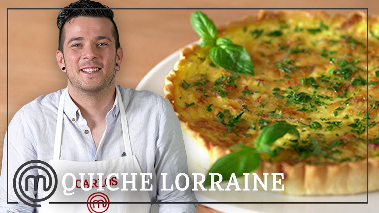 Una quiche Lorraine ¡perfecta! | Receta paso a paso con Carlos de MASTERCHEF 3