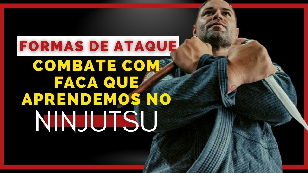 ATAQUES DE FACA NO NINJUTSU - Guerreiro Ninja - Shidoshi Caúzzo - Senshi Ryu Ninpo