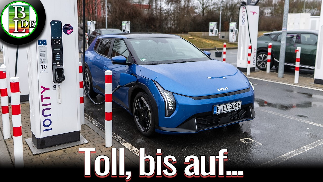 🔋 Kia EV4 (78kWh) Langstrecken Test – Wie schnell ist er wirklich? Regen und Ionity Fehler