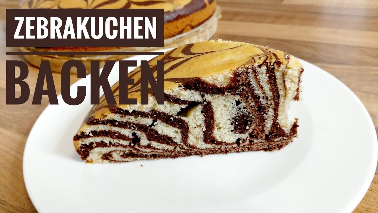 Zebrakuchen backen