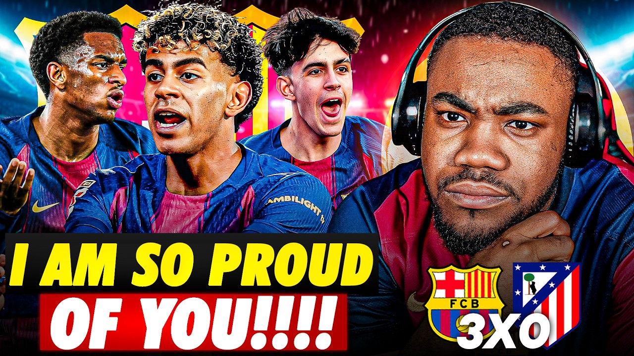 I AM SO PROUD OF YOU!!! | BERNAL IS A GEM, CANCELO, LAMINE  INCREDIBLE [ BARCA VS ATLETICO REACTION]