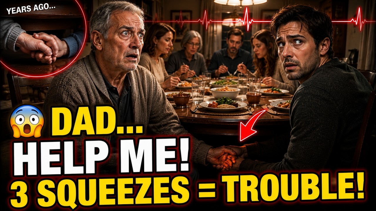 At Sunday Dinner, My Son Squeezed My Hand Three Times — Our Old Signal That Meant, 