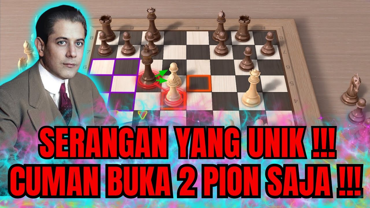 CUKUP LEWAT 2 PION .. BISA HASILKAN SKAKMAT !!!