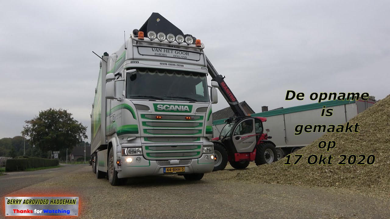 Maïs laden op de Vrachtwagens | Manitou MLT 741 140 V+ | Van het Goor uit Elburg | Loading Corn | NL