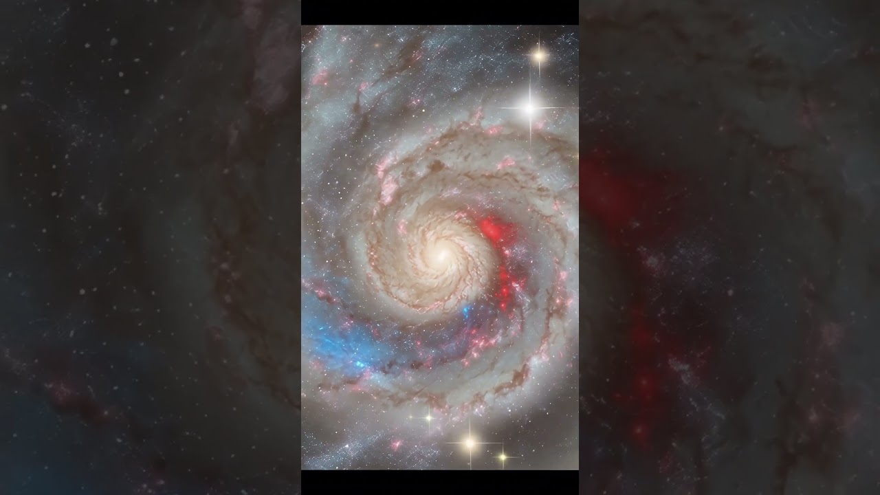 Spiral Galaxy In Deep Outer Space In Action 