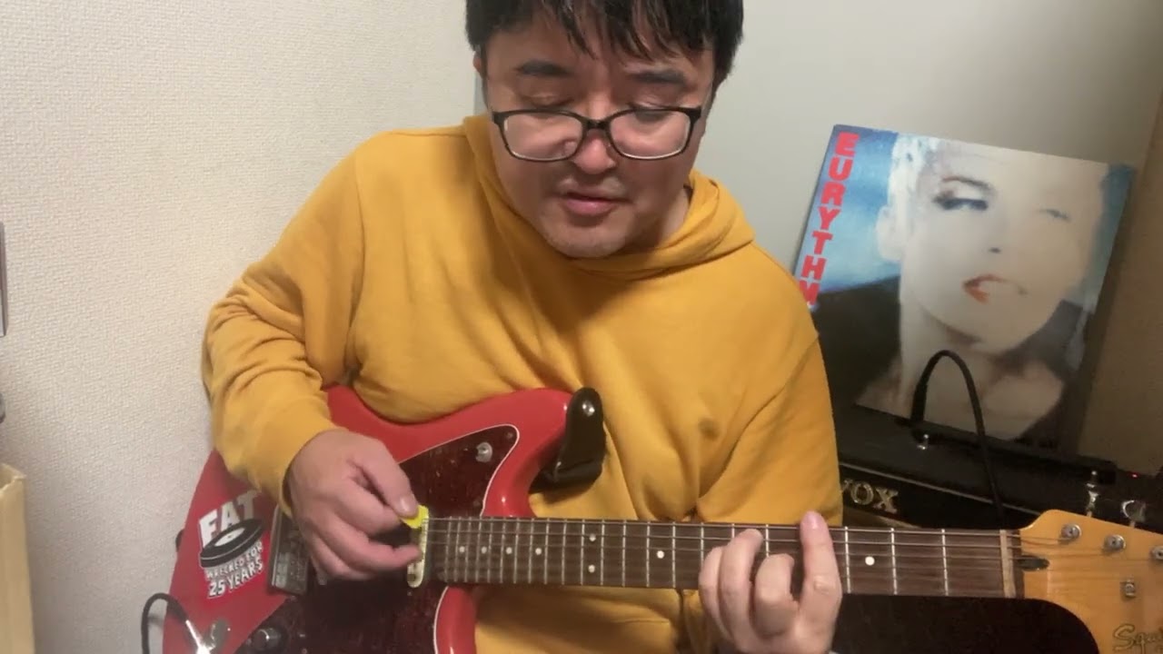 【GUITAR COVER】There Must Be an Angel/Eurythmics   #Eurythmics  #ThereMustBeanAngel  #ユーリズミックス　