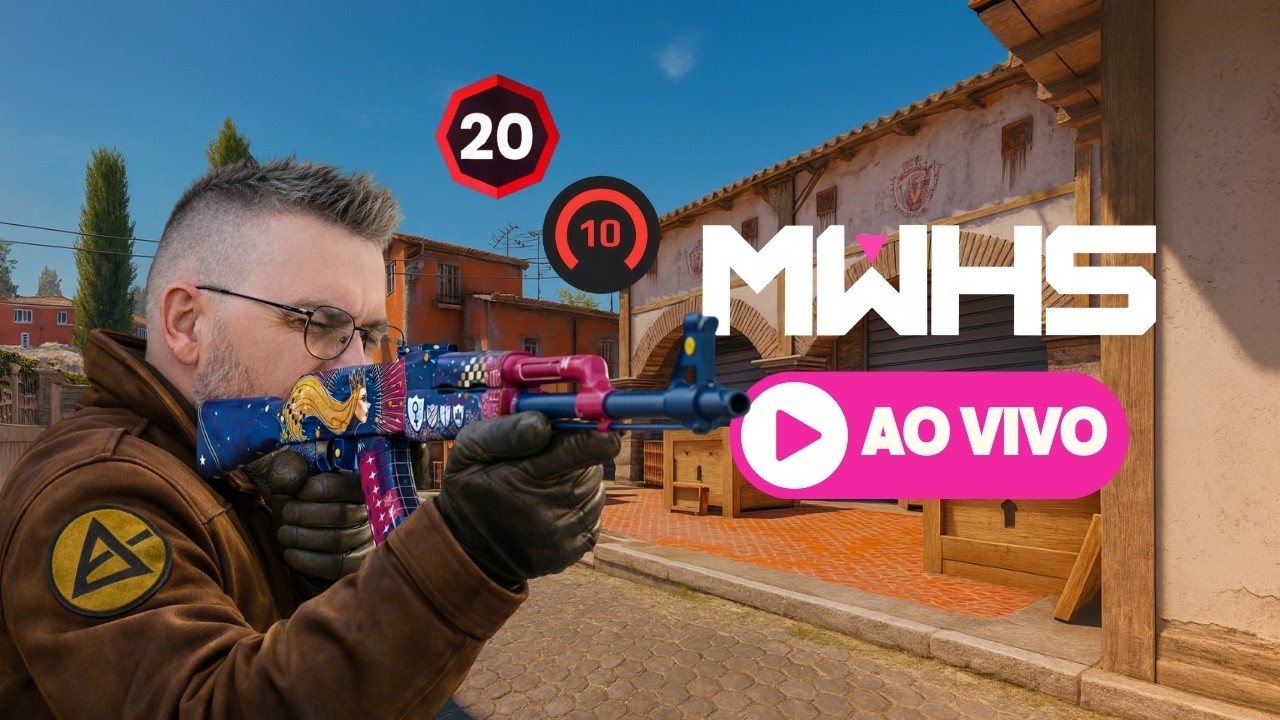 Professor de CS2 level 10 faceit 20 GC jogando com o | CLUBE HS | !CSGOSKINS  | !SCORPIONS |  !DOT|