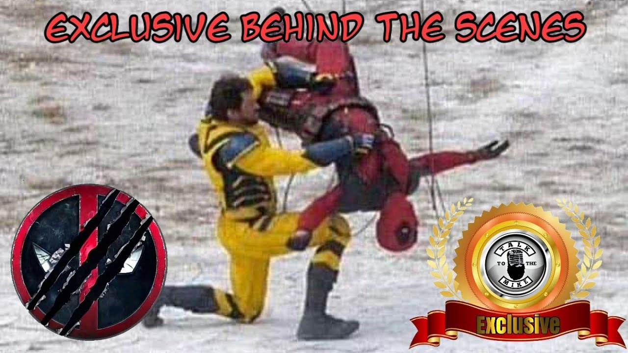 Deadpool 3 Behind The Scenes #talktothemike #trending #deadpool3 #wolverine #ryanreynolds #deadpool