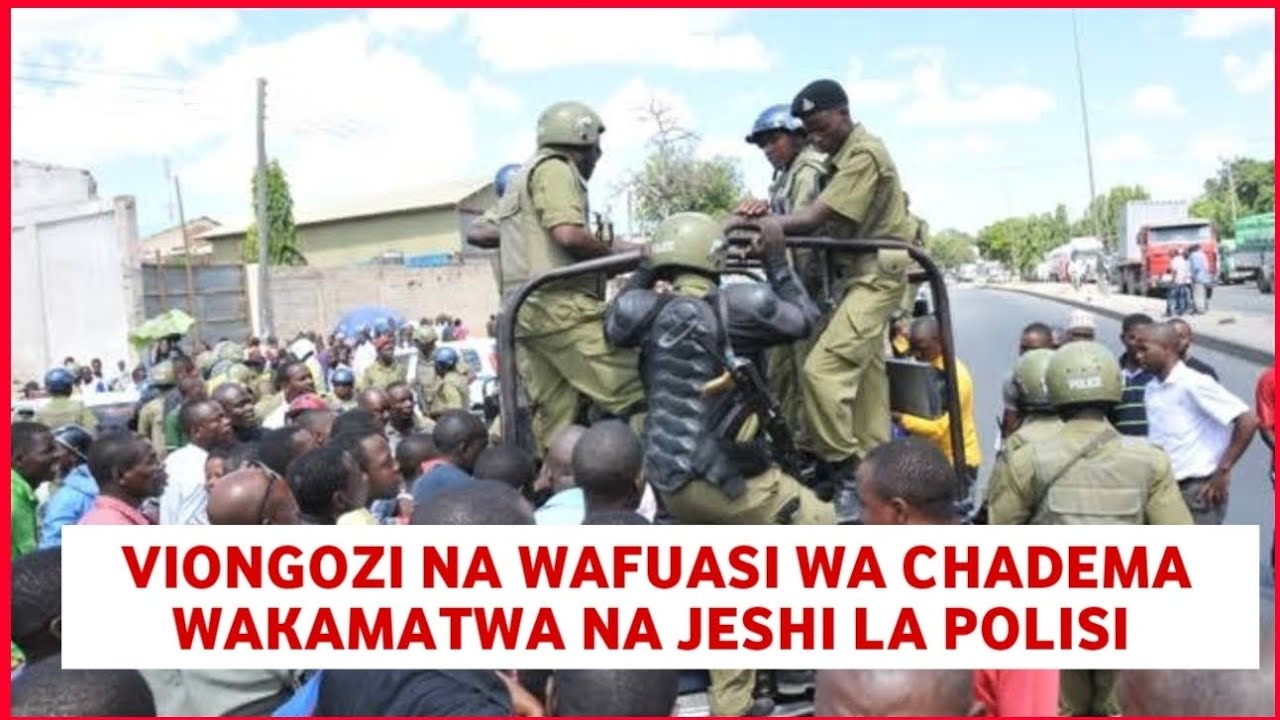 Chadema wazingirwa na vikosi vya polisi BAWACHA wawekwa kati wakielekea Musoma siku ya wanawake 