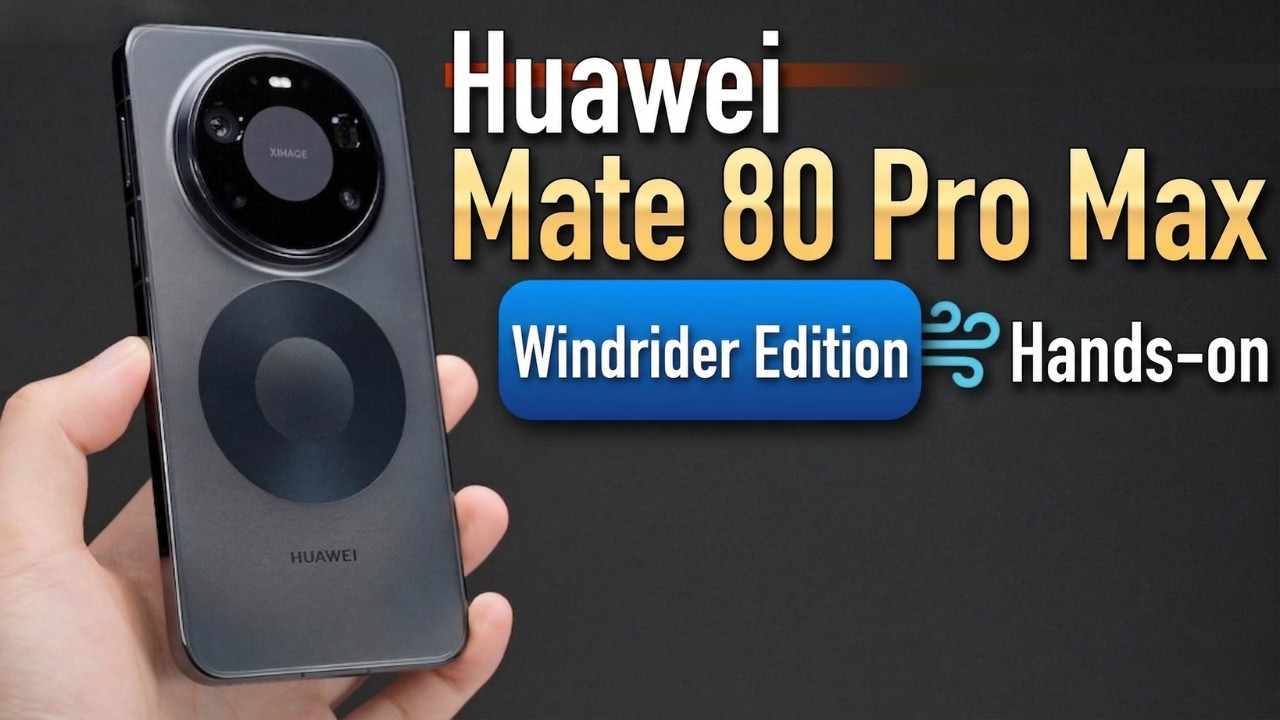 🔥 Huawei Mate 80 Pro Max Wind Edition &ndash; rozpakowanie i recenzja | Wbudowany wentylator chłodzący ...