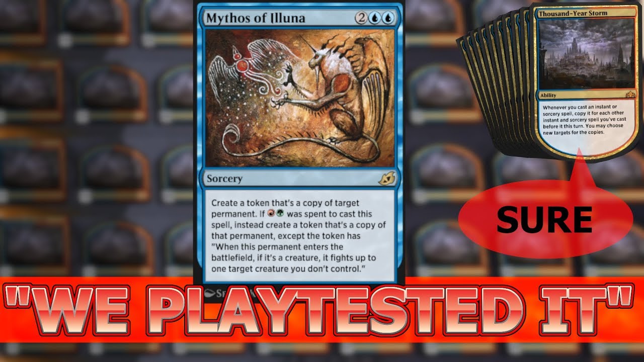 WARNING: Client Crushingly Good! Thousand Year Storm Mythos of Illuna Standard MTG Arena