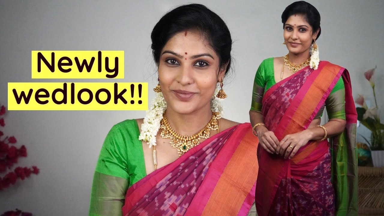 புது பொண்ணு MAKEUP LOOK | STEP BY STEP NEWLY WED MAKEUP IN TAMIL | MAKEUP LOOK  FOR NEWLYWED BRIDE !