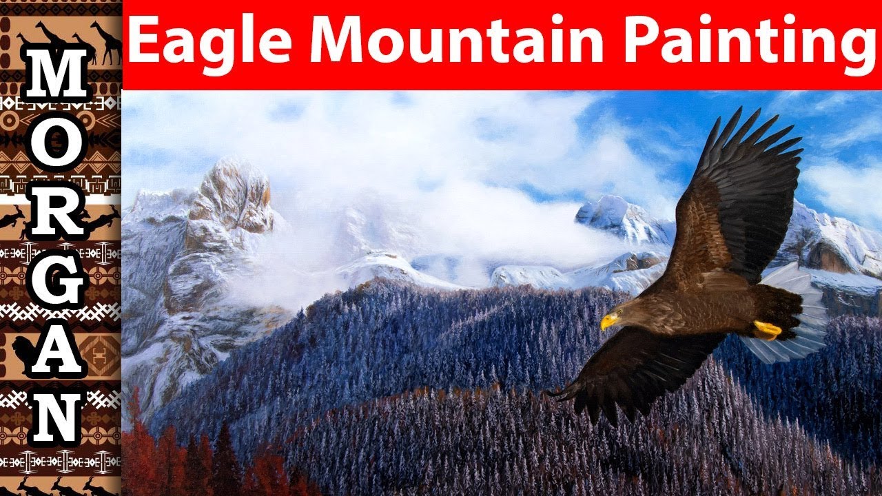 Oil painting lesson - Eagle Mountain - Jason Morgan wildlife art