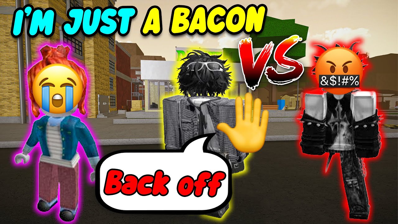 ✨ THE GOOD GUY PROTECTED ME BECAUSE I’M A BACON 🥓 #roblox #robloxstory