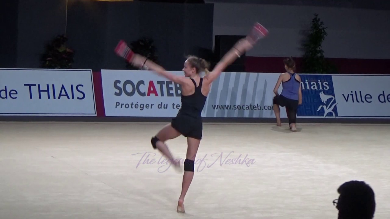 Yulia BRAVIKOVA (RUS) clubs - 2017 Thiais trainings