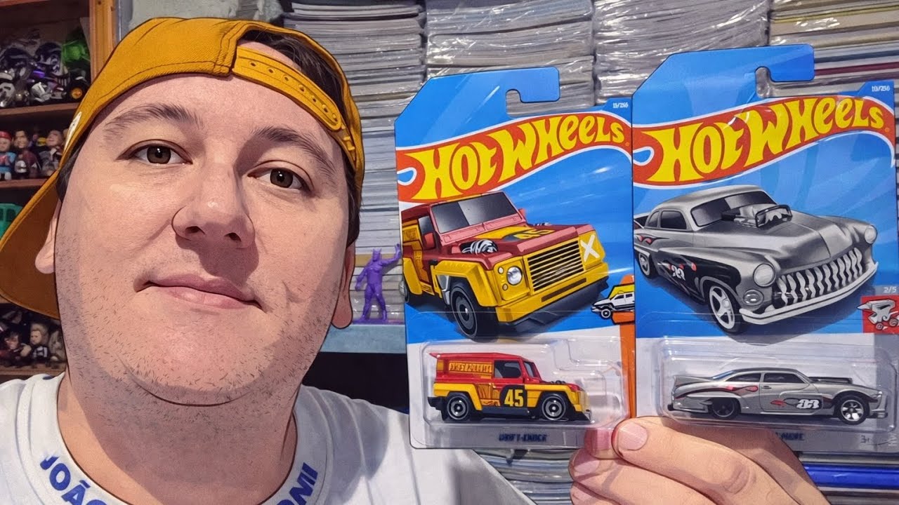 Video (1922). Miniaturas HW novos/Drift Ender e Drag Merc 49/Minha coleção. 2026. 👍😁