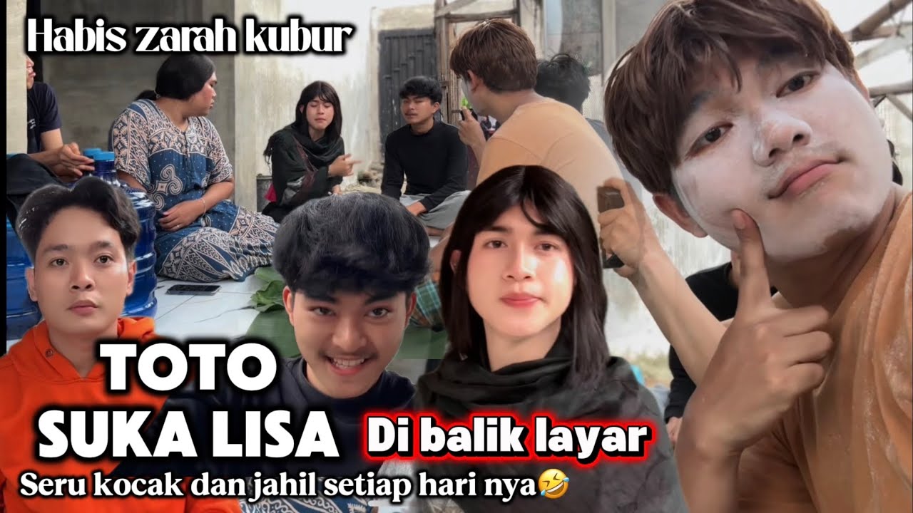 Toto Suka Lisa Cinta banget di balik layar (BTS DUSUN LANTAM)