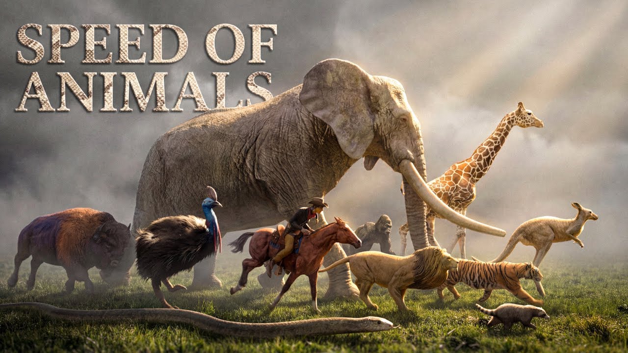SPEED COMPARISON 3D | Animals 🦌