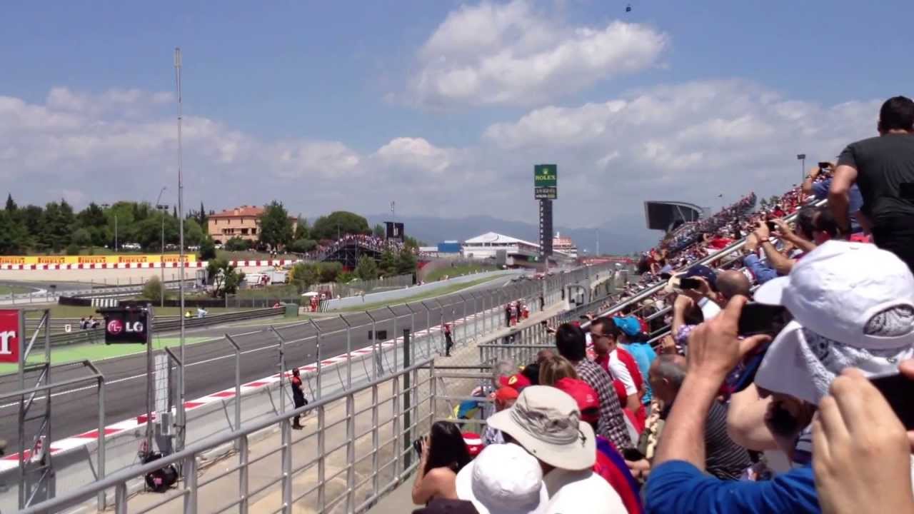 Salida Montmeló 2013 Tribuna F