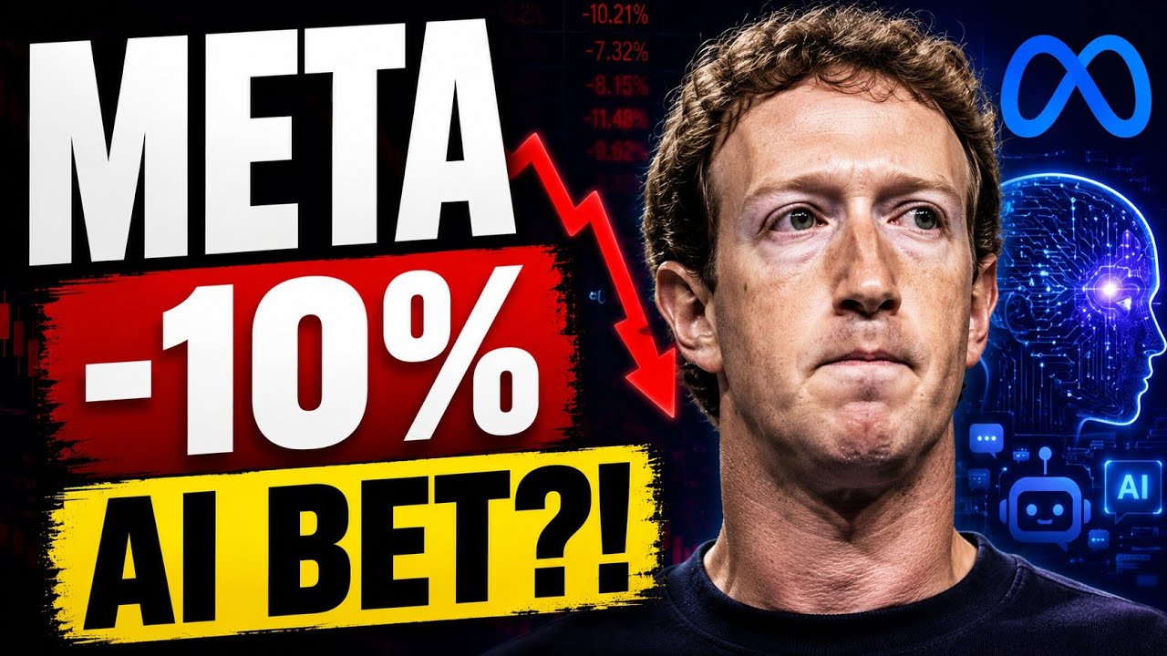Meta Shares Tumble 10% as Mark Zuckerberg Tries to Sell His Vision for AI Agents
