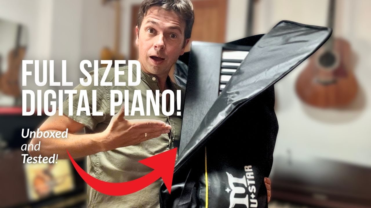 UNBOXING & TESTING the MUSTAR 88-Key DIGITAL PIANO! ....Beginner Friendly?