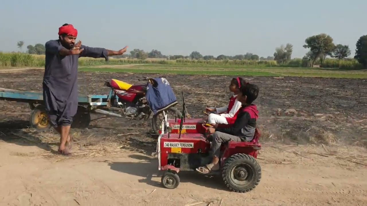 MIni Tractot help Ricsha Driver  [ adam ji tarctor  ] #adamjitractor #minitractor