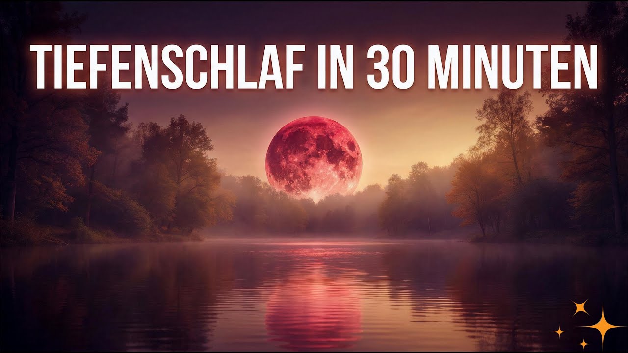 Stoppe das Gedankenkarussell: Tiefschlaf in 30 Minuten (Dunkler Bildschirm)