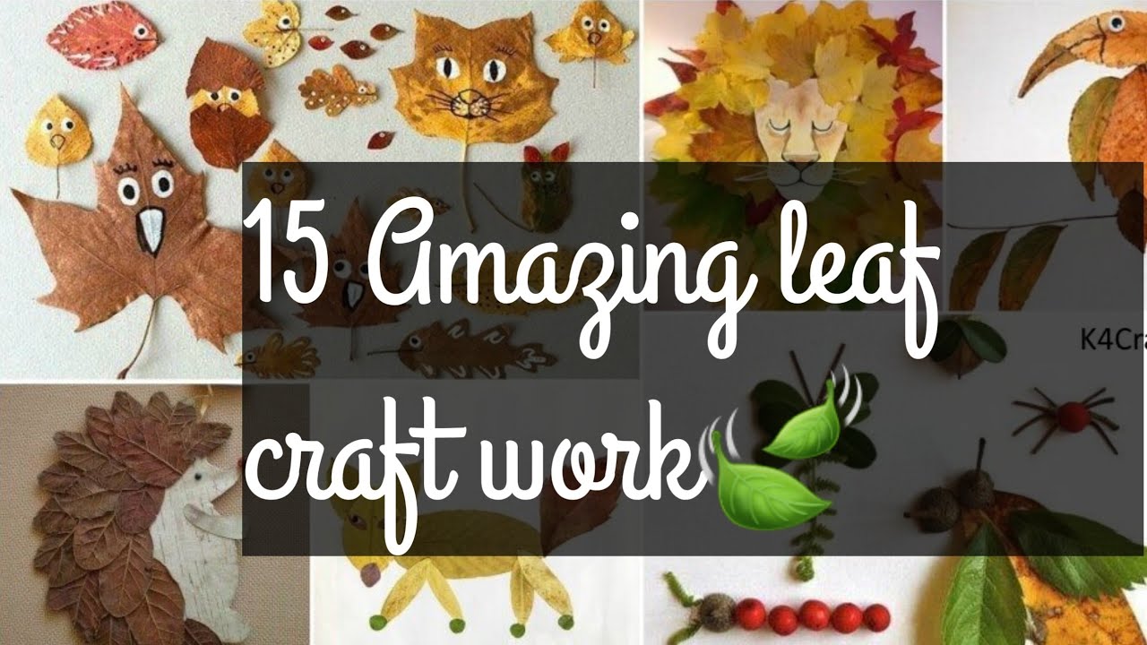 15 Amazing dry leaf craft idea's💡|| very easy craft idea's👌❤