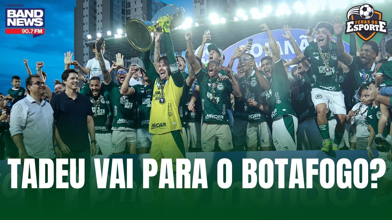 Tadeu comemora primeiro Goianão pelo Goiás, e comenta possível proposta do Botafogo