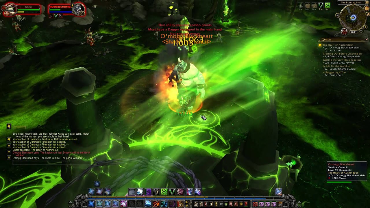 The Heart of Auchindoun - World of Warcraft Quest Guide