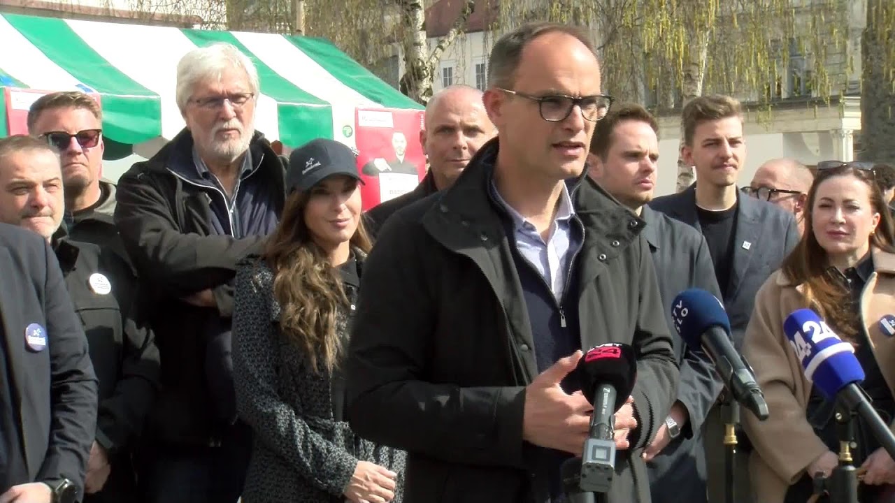 (V ŽIVO) Izjava Anžeta Logarja ob zaključku kampanje
