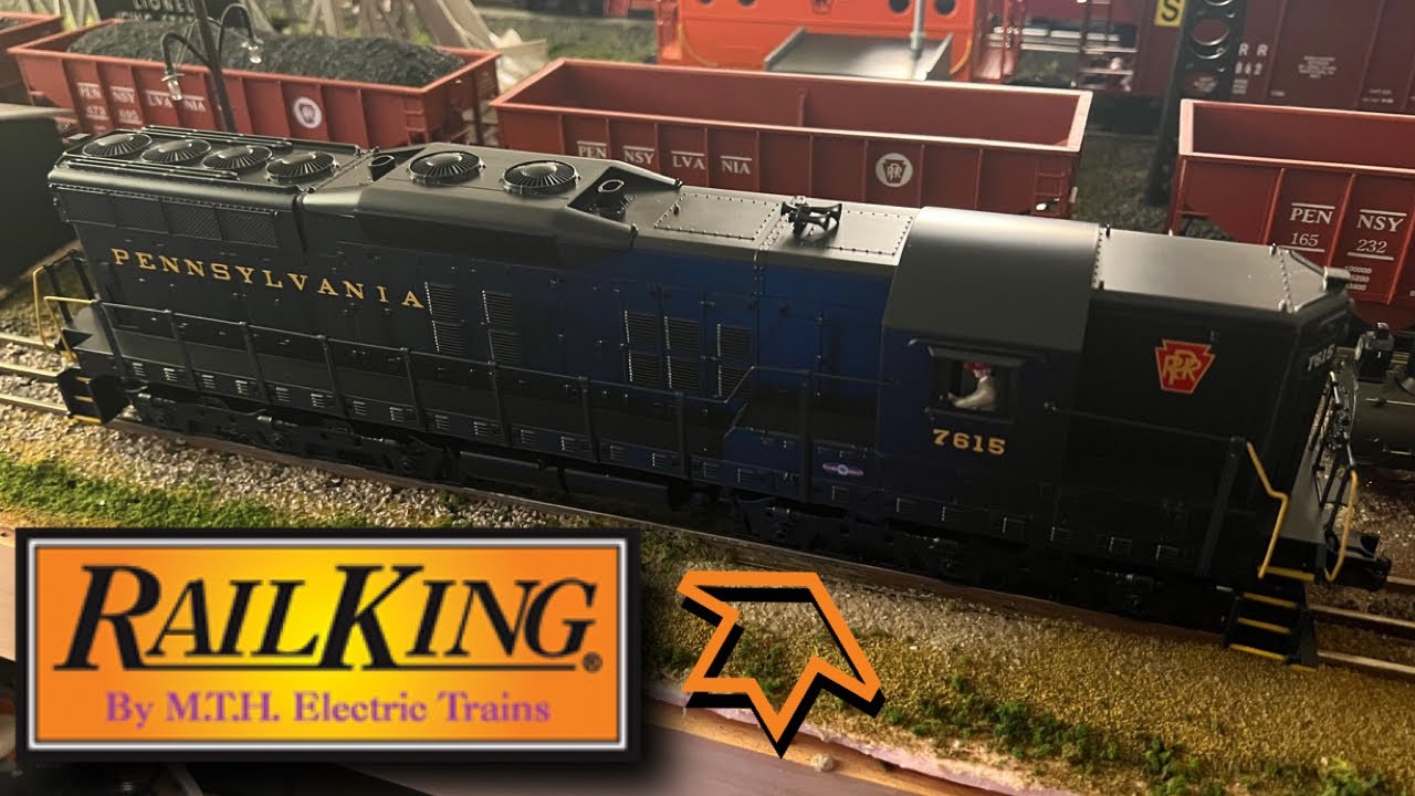 NEW! MTH / Rail King PRR SD9 with PS3, Review and More!