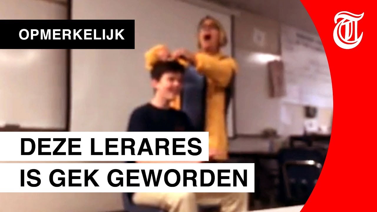 Lerares ontslagen na bizarre actie