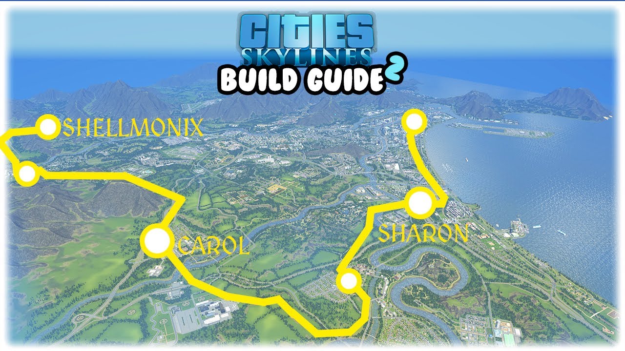 First Person Train Ride Through Orchid Bay | Cities Skylines Vanilla