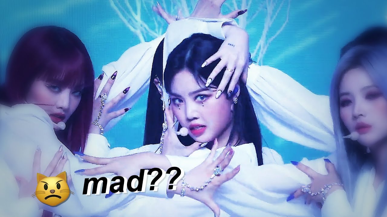 when soojin gets mad on stage