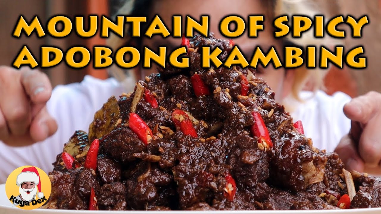Mountain of Spicy Adobong Kambing | Spicy Goat Adobo(HD)
