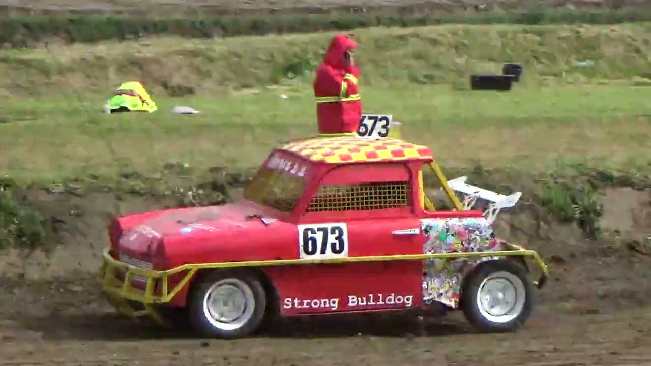 Trabant Junioren 3. Durchgang 2. Lauf  - Stock Car Grimmen Mai 2025