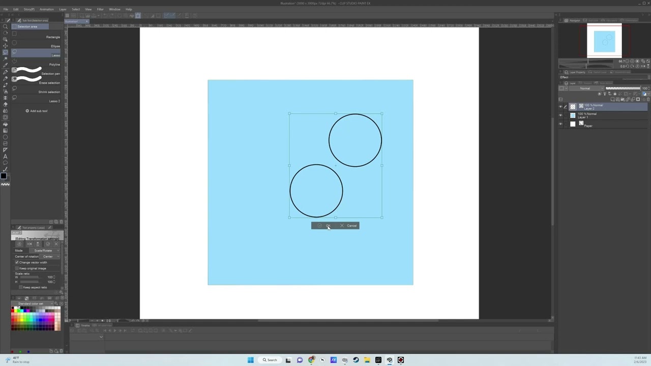 Copy and paste on same layer | CSP