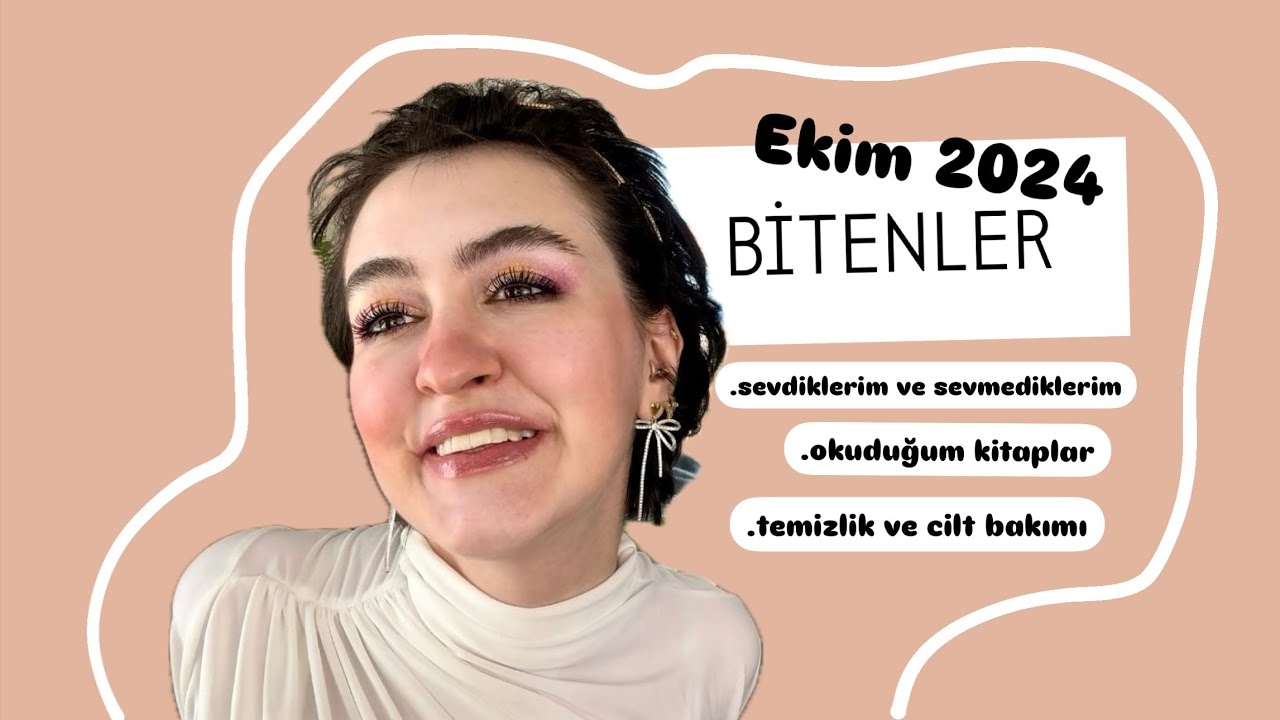 BİTENLER | Ekim 2024| No Buy Year projesine başlıyoruz! ❌🛍️