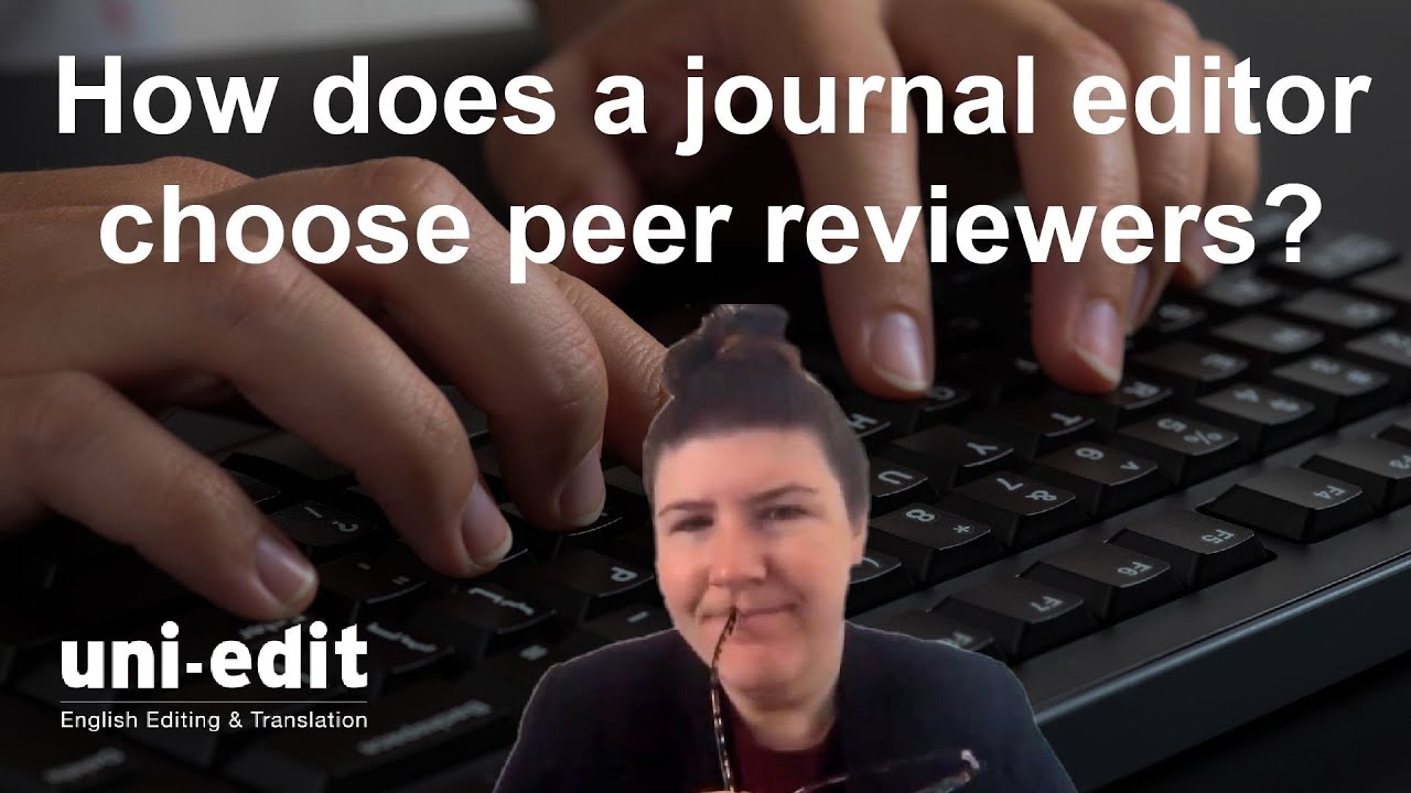 How does a journal editor choose peer reviewers?
