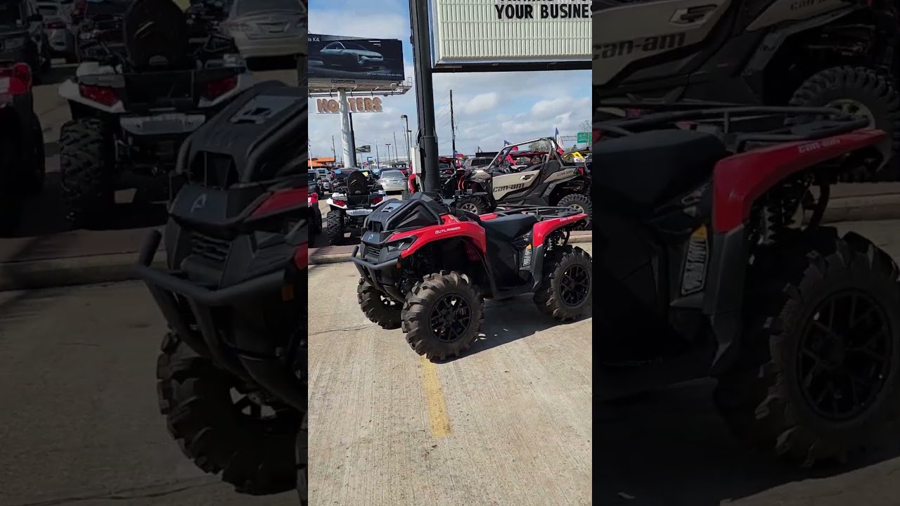 2025 CanAm Outlander XMR 700 red