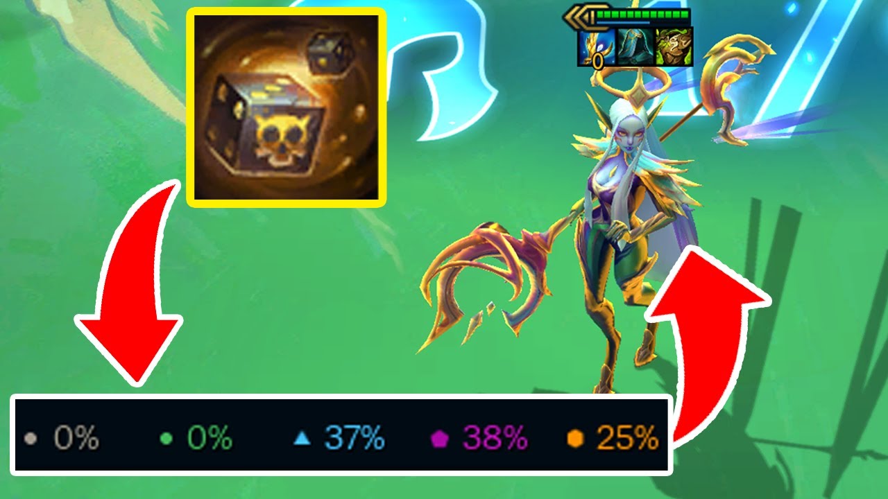 Genius Move: Loaded Dice Soraka When 1,2 Cost Units Chance = 0%