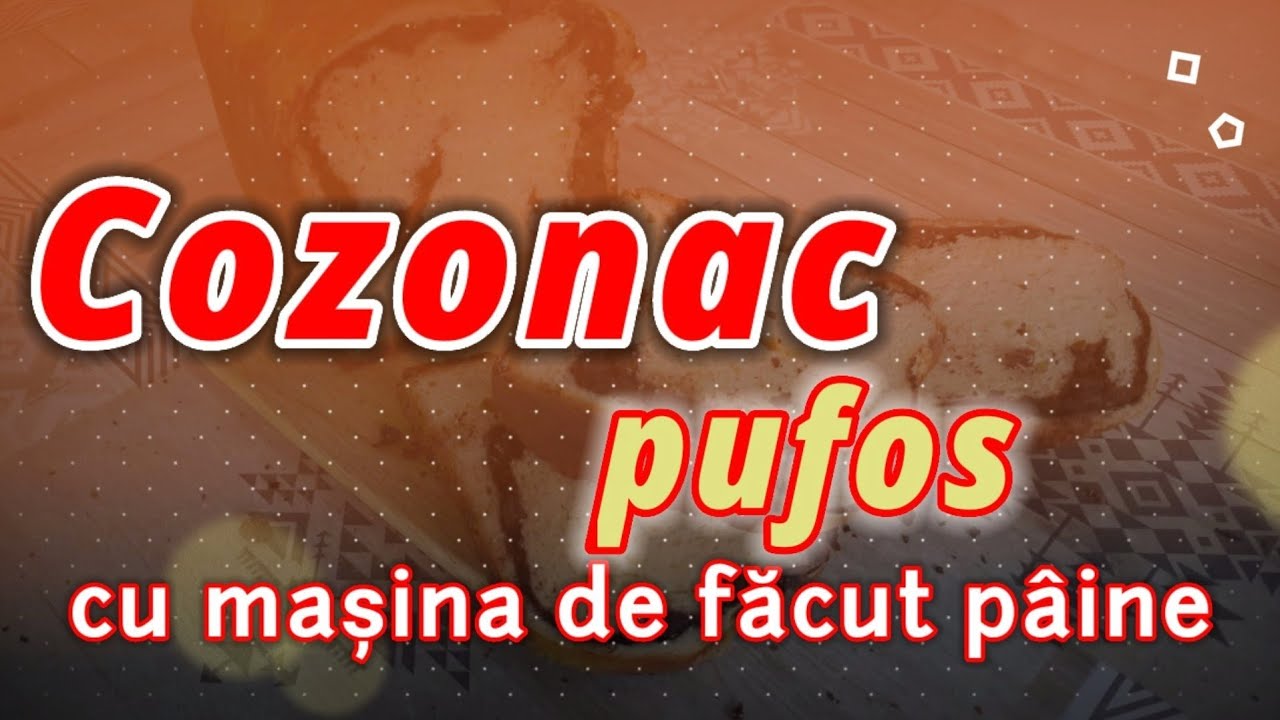 Cozonac pufos FĂRĂ frământare – test cu mașina de pâine 😮